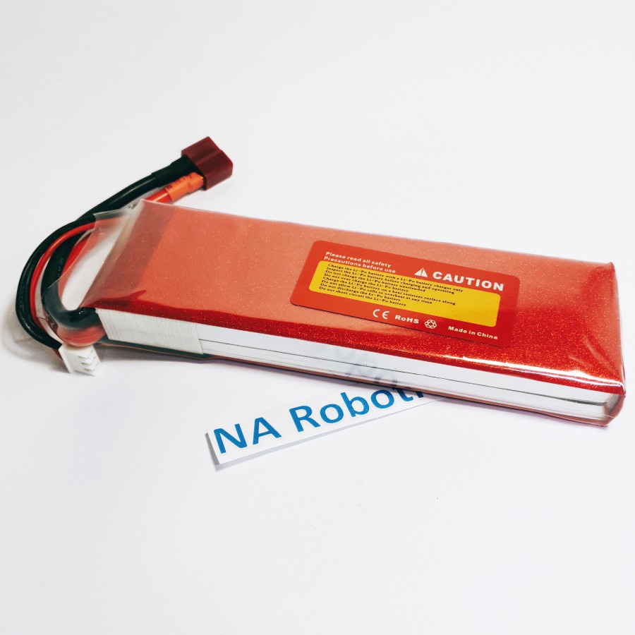 Lipo Red Battery 4200 mAh 2S 25C TPlug