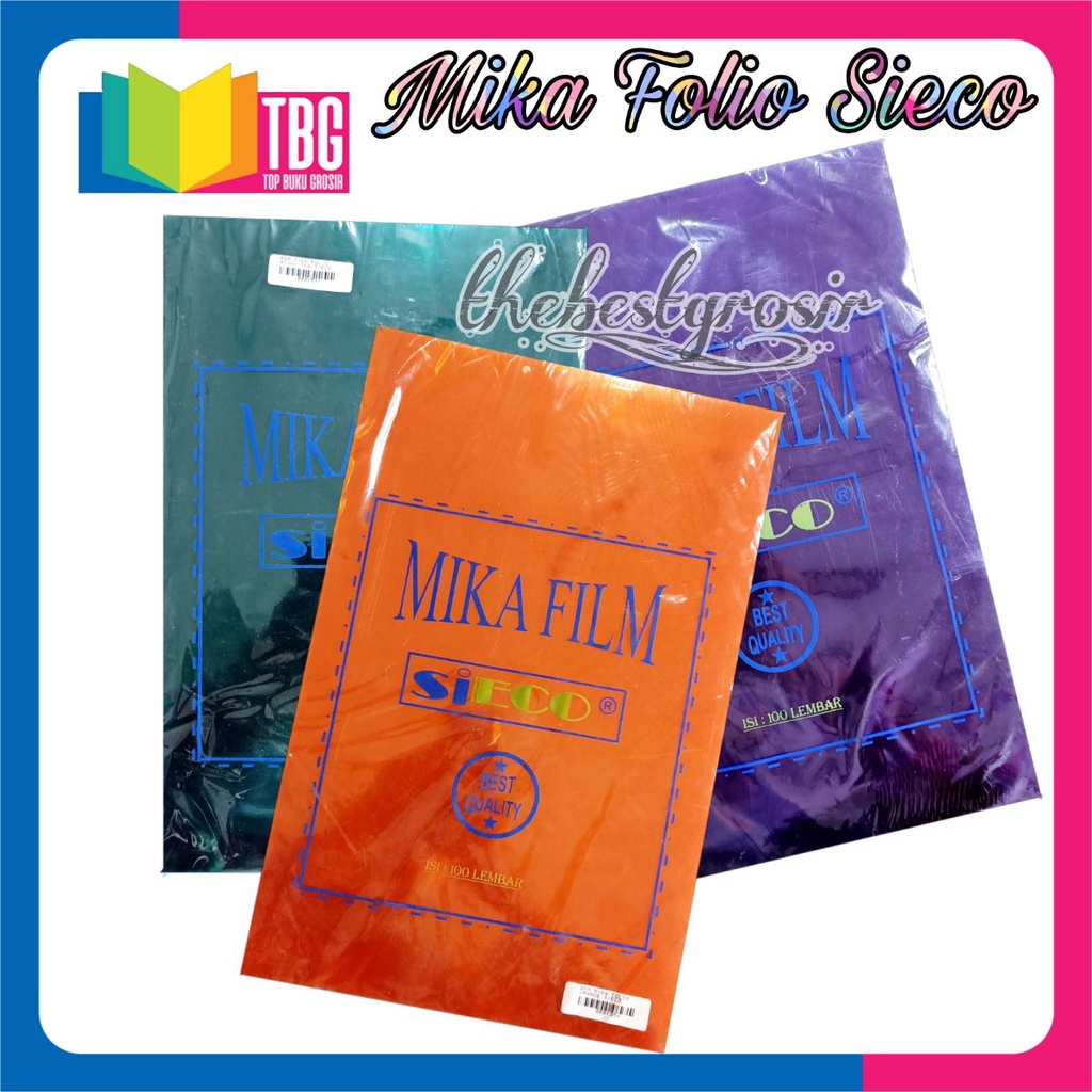 

1 PACK (100 PCS) MIKA FOLIO / MIKA WARNA / MIKA JILID