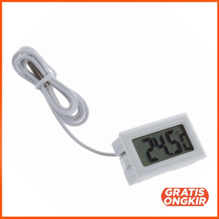 Pengukur Suhu Digital Termometer Aquarium Kabel 1M TPM-10