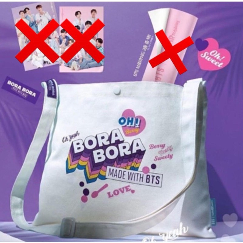 READY STOCK OFFICIAL TAS BORA BORA BASKIN ROBBINS BTS