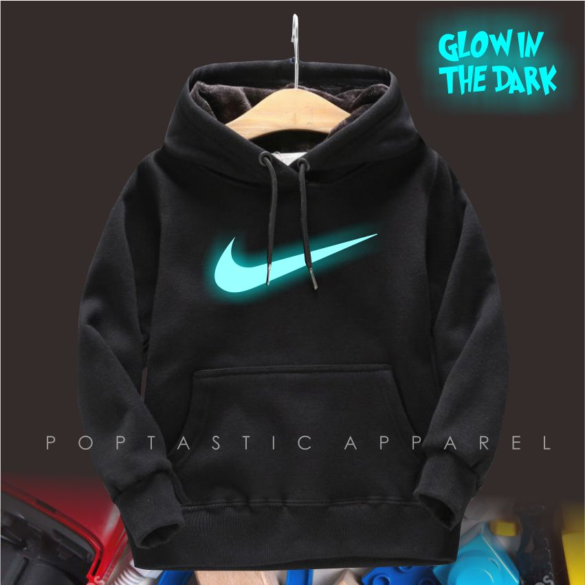 NIKEE Jaket Distro Sweater Hoodie anak Laki-laki perempuan LOGO BORDIR FLEECE TEBAL