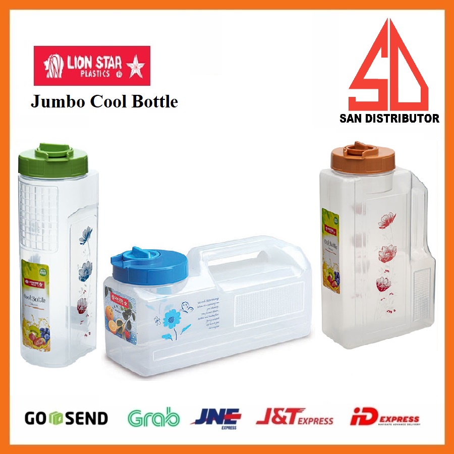 JUMBO COOL BOTTLE / BOTOL MINUM AIR KULKAS LION STAR / TEMPAT MINUM