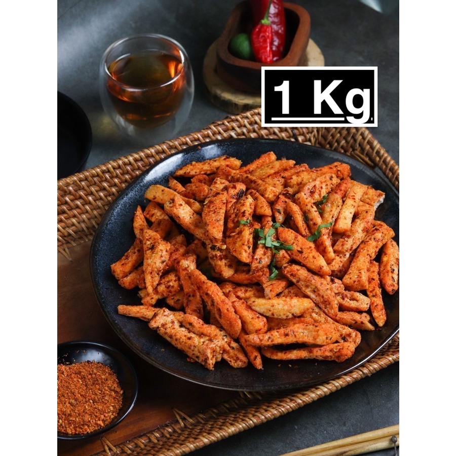 

BASRENG PEDAS DAUN JERUK 1Kg JELEGUR.ID | PEDAS | XTRA PEDAS | ORIGINAL / BASRENG / BASO GORENG / BAKSO GORENG / BASO GORENG STICK