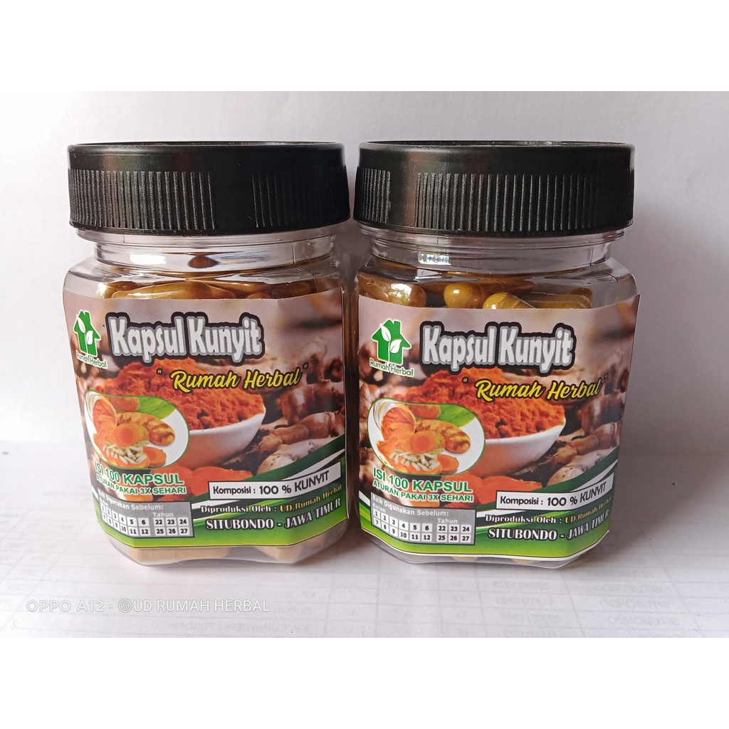 

Kapsul Kunyit Kunir isi 100 kapsul
