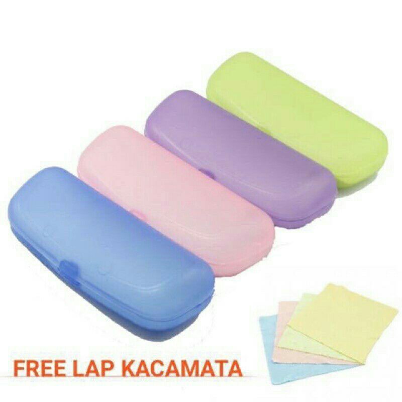 (SYA92) Box kacamata free Lap pembersih kacamata