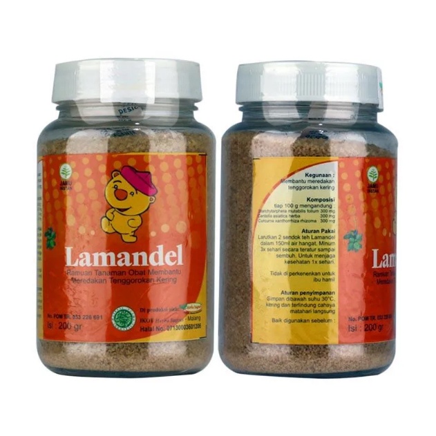 LAMANDEL BOTOL 200 GR - AMANDEL