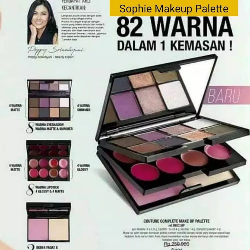 Promo Sophie Naturally Beautiful Makeup Palette SBNBMUP