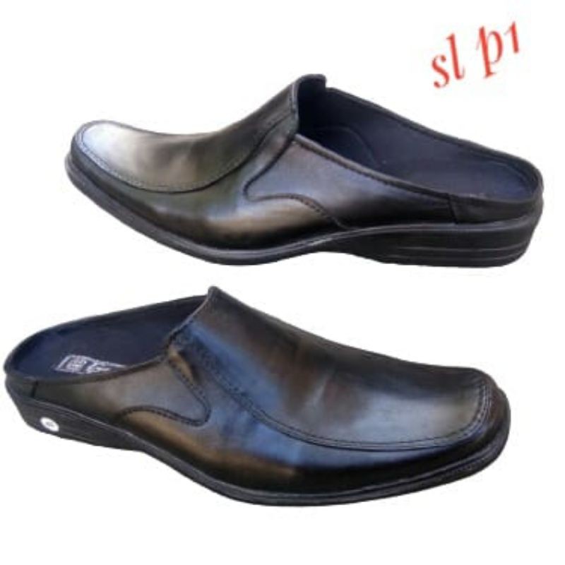 selop sepatu sandal kulit selop kulit asli pria nyaman dipakai