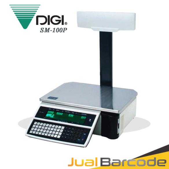 TIMBANGAN BUAH SAYUR PRINT LABEL HARGA DIGI SM100 P - DIGI SM 100 P