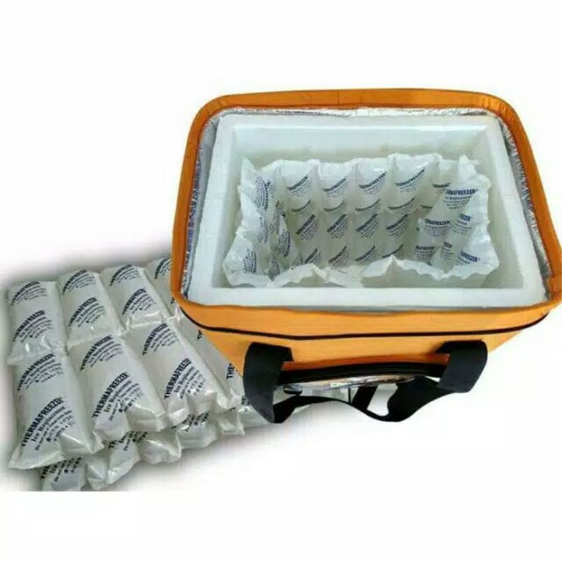 ice gel TERBAIK tahun 2022 dan BEST BRAND MERK THERMAFREEZE ice pack dapat 12 pcs JUMBO dry ice Diskon Hemat 30%