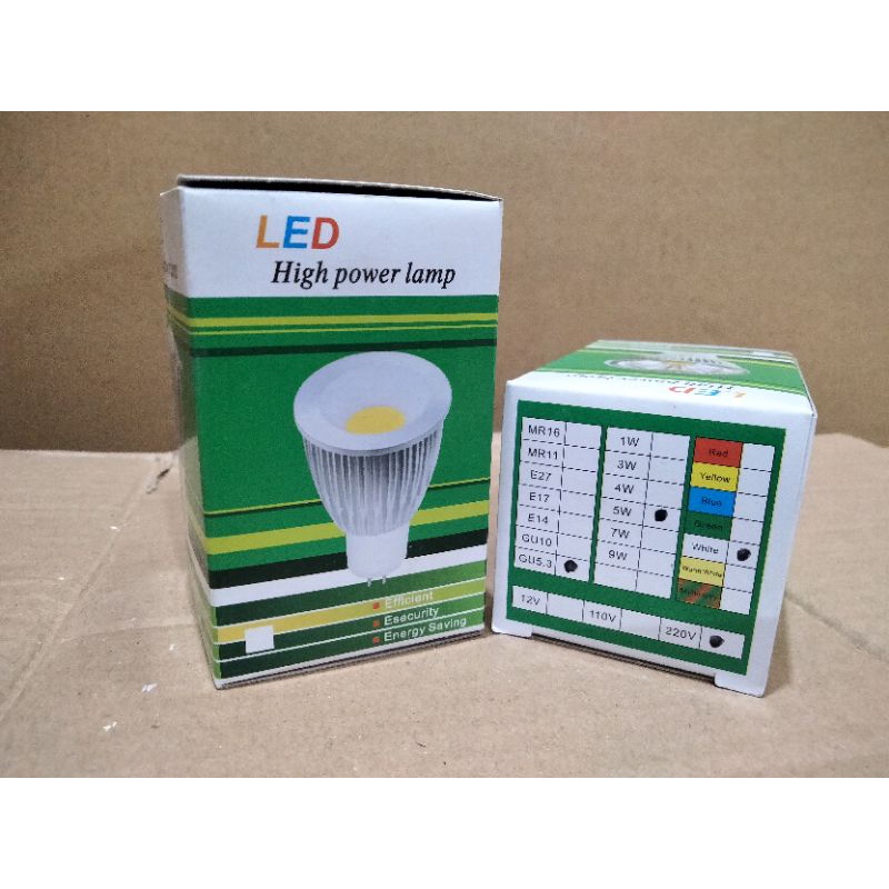 Led Sorot 3Mata Colok Putih/kuning