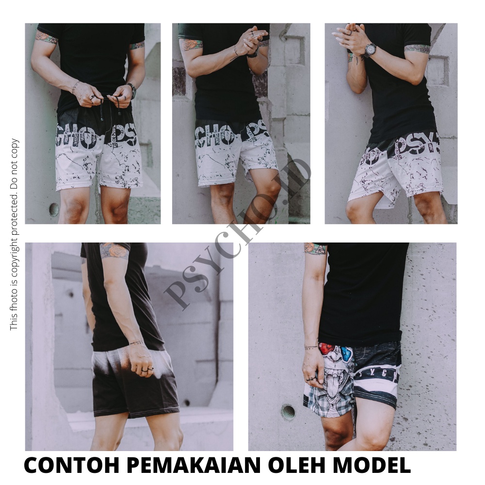 Best Seller III - Boxer pria dan wanita bahan cotton combed 30s| Celana pendek pria motif salur surfing| Kolor boxser celana dalam untuk kepantai santai| Bokser unisex lembut