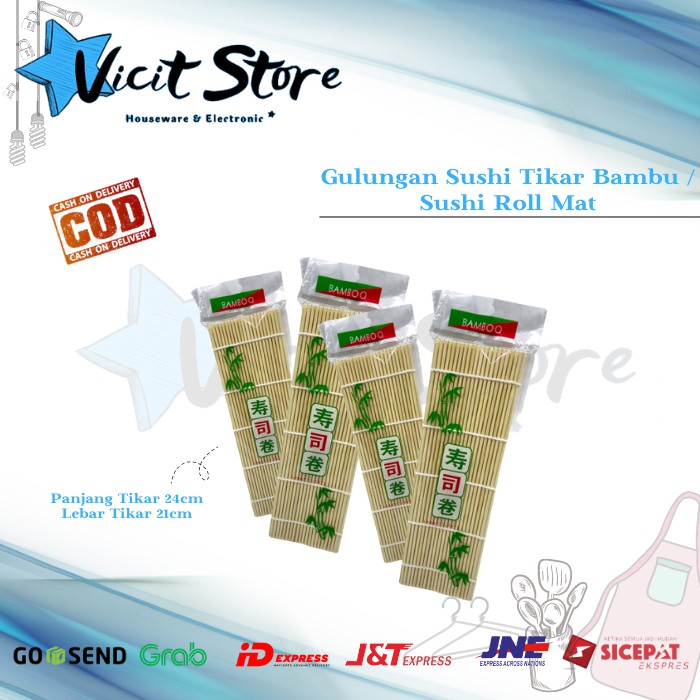 Gulungan Sushi Tikar Bambu / Sushi Roll Mat