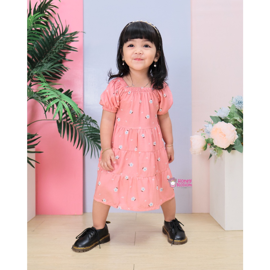 HONEYBLOSSOM dress anak perempuan emily series / dress anak perempuan 1 2 3 4 5 Tahun