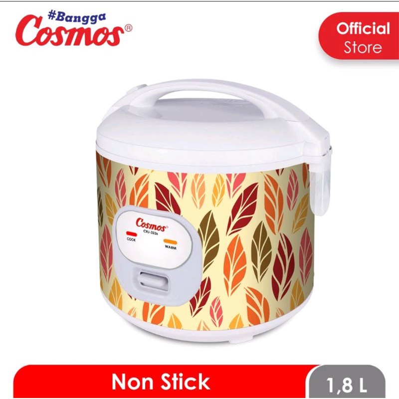 PRODUK BARU!!! Rice Cooker Magic Com Cosmos CRJ 323S Anti Lengket Original Baru dan Bergaransi Resmi