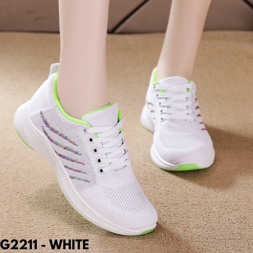 SEPATU SNEAKERS KANVAS NYAMAN SEPATU LARI OLAHRAGA IMPORT REMAJA DEWASA ELASTIS ANTI SLIP G2211