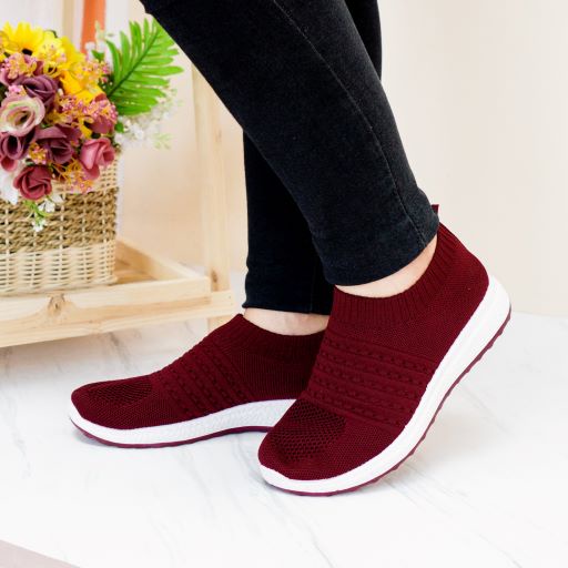 GSW Sepatu Sneakers wanita Flyknit Import wanita Antislip Soft Canvas Slip On sneakers slip on wanita Sepatu sneakers slip on wanita ( TP30 )