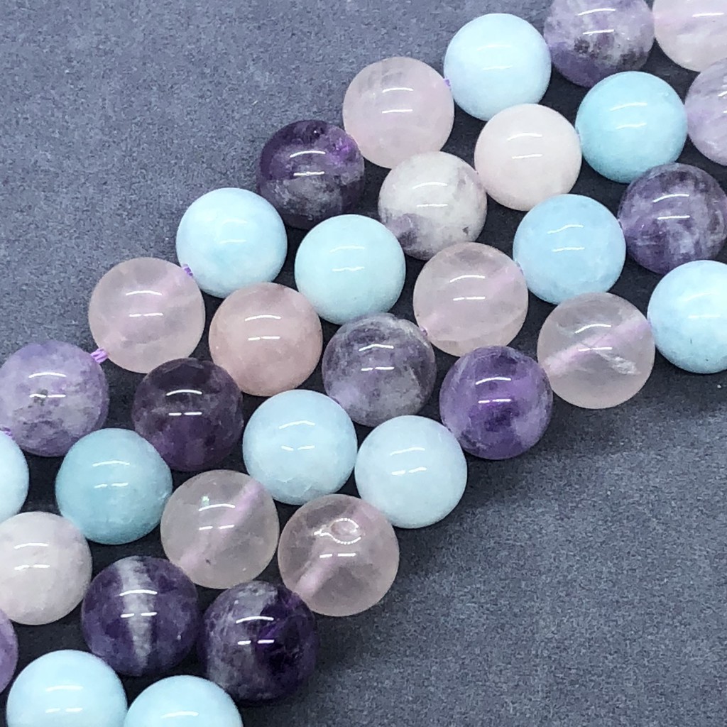 BISA COD South Africa Dreamy Lavender Crystal Quartz Beads Stone Round 6-12mm DIY Jewelry