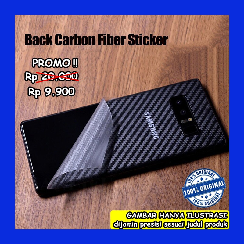 Jual Samsung Galaxy S Ultra Carbon Back Skin Antigores Belakang