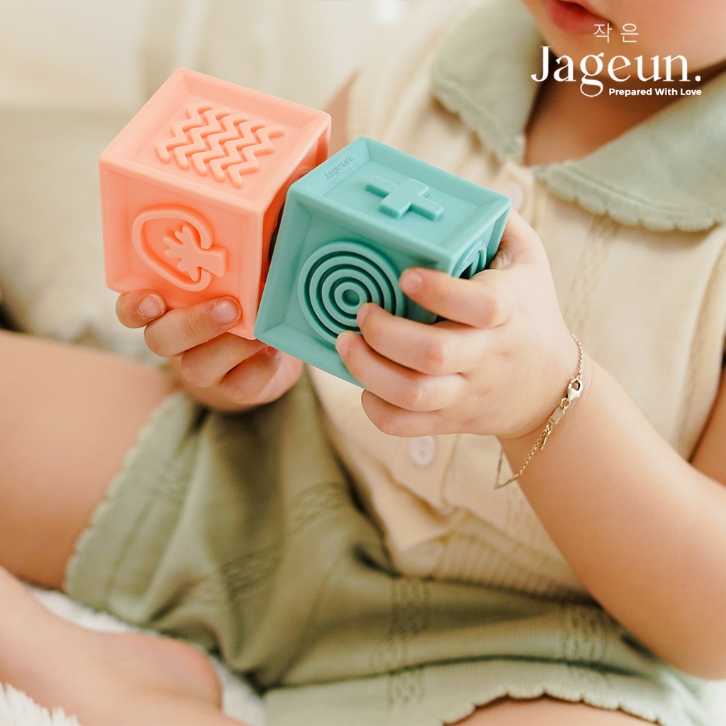 Soft Stack Building Block Baby Teether | Balok Lentur Edukasi Anak