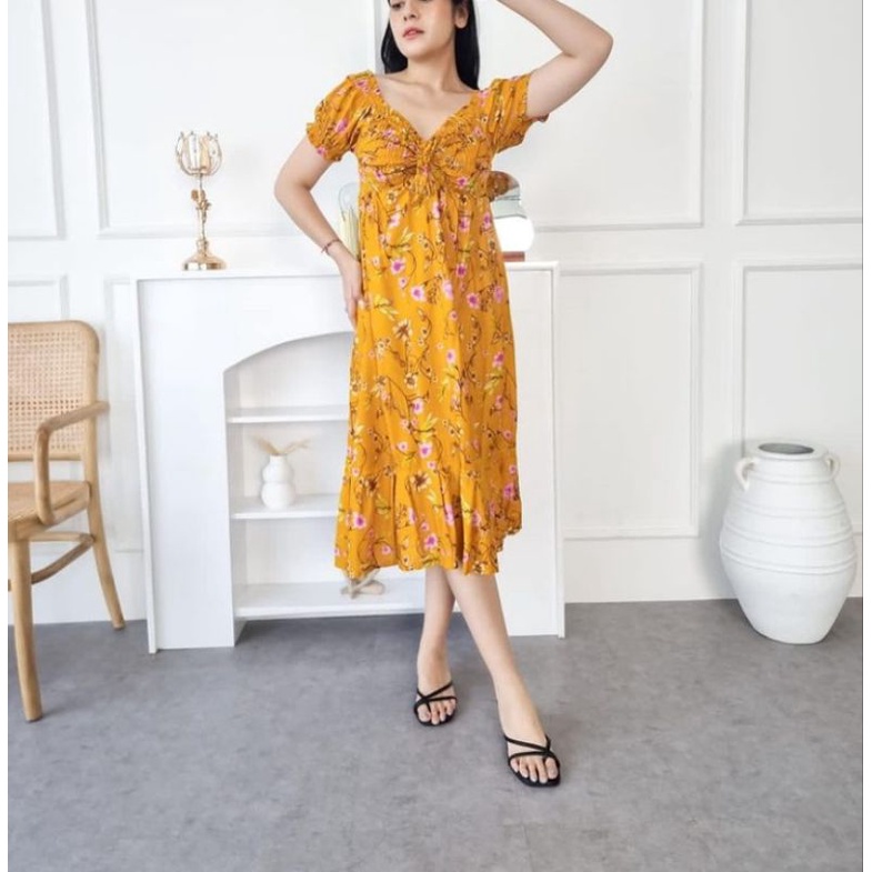 Daster bali Camila / busui friendly / serut tali dada / karet full dada