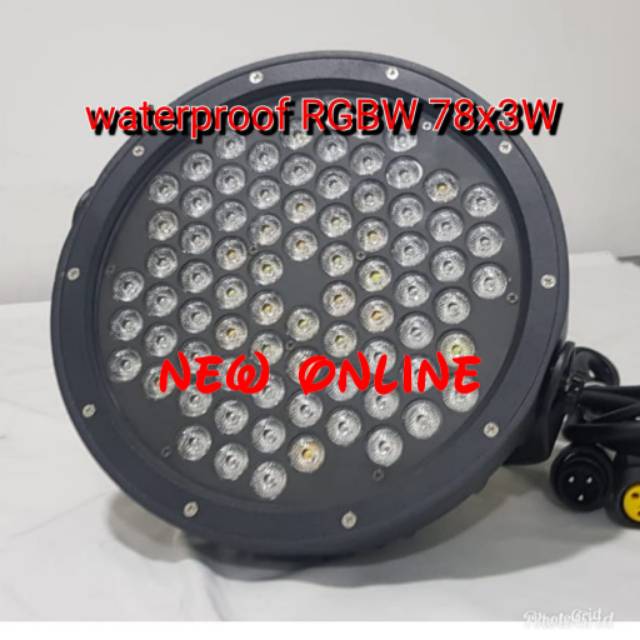 Parled waterproof / anti air 78x3watt RGBW