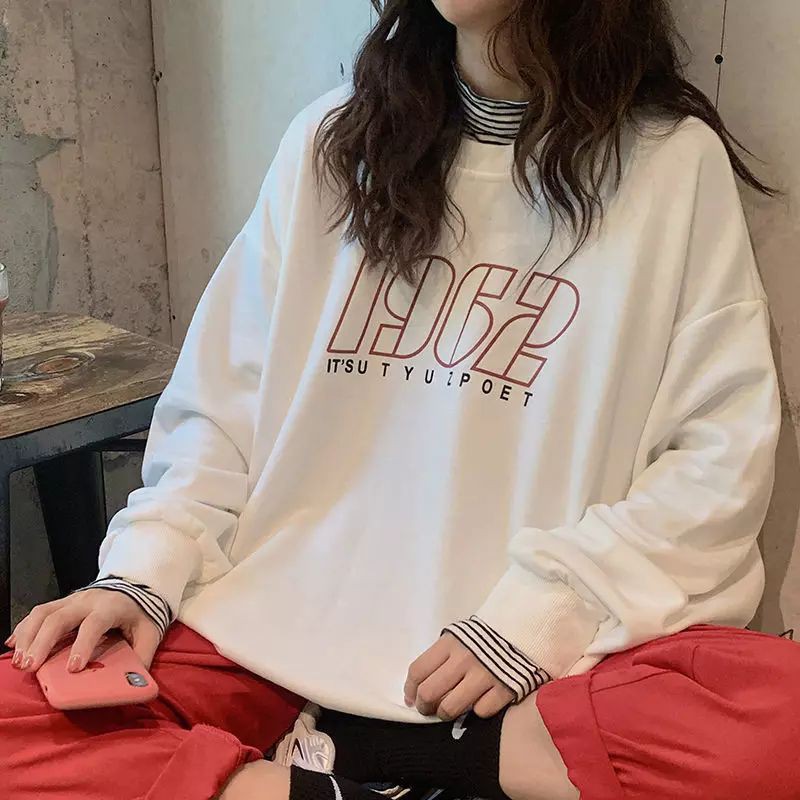 1962 IT SU SWEATER UNISEX FLEECE TEBAL TERBARU'