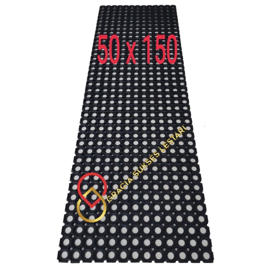 Keset Karpet Karet Anti Slip Karpet Masjid Wudhu Kamar Mandi - 50 x 150