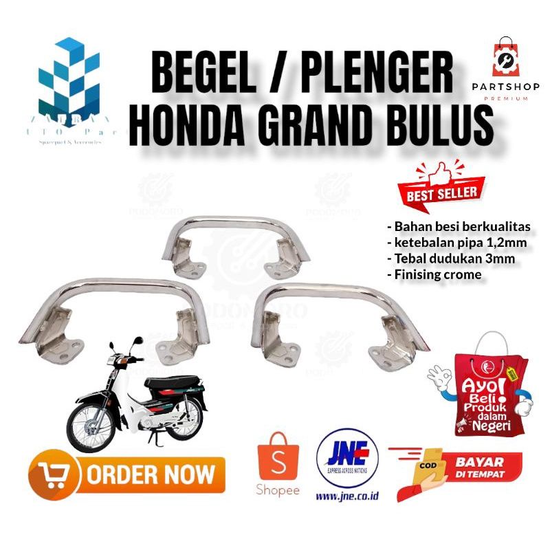 Begel/Plenger Pendek Belakang Honda Bulus