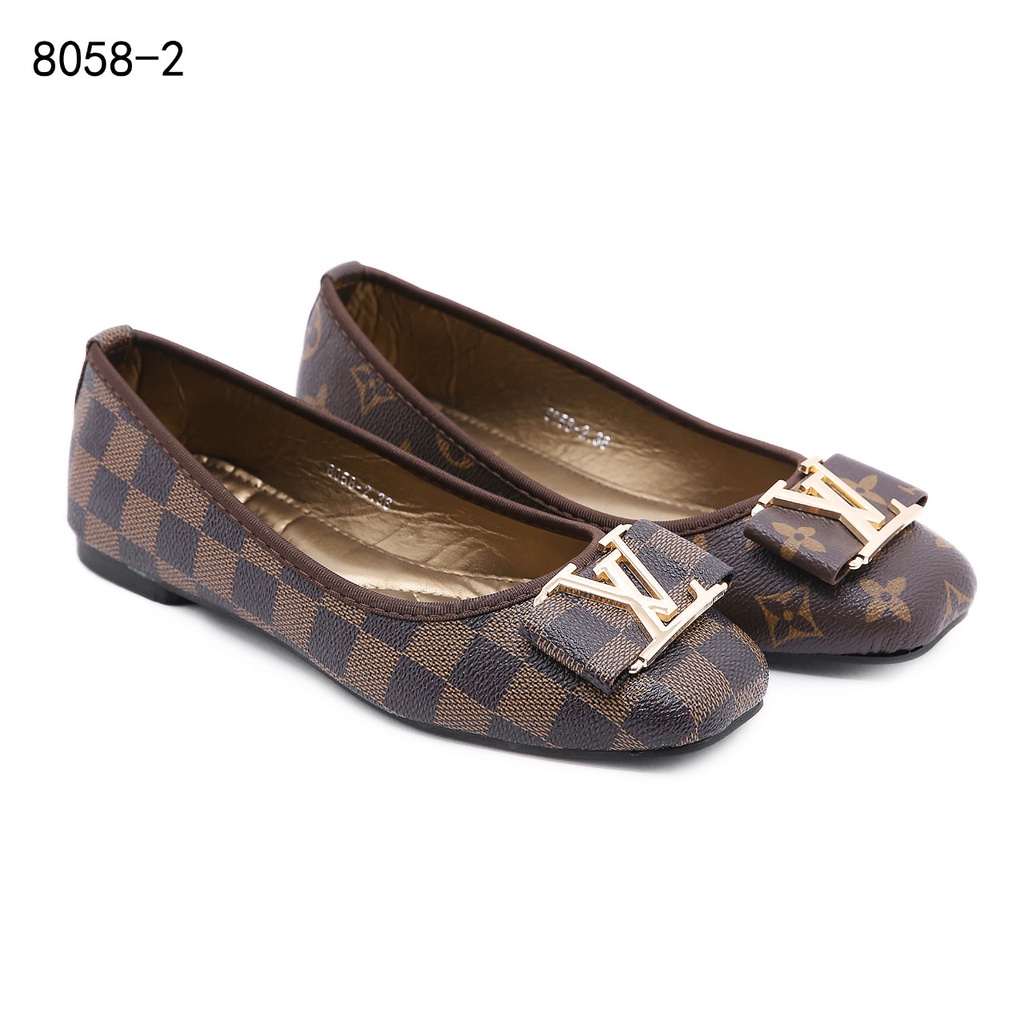 Flat ShoesLogo Bow  #8058-2