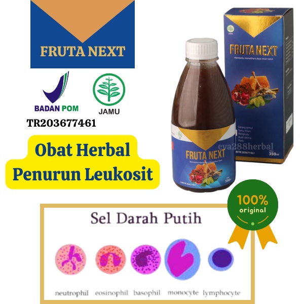 Frutanext Penurun Leukosit, Obat Kelebihan Sel Darah Putih, Obat Leukosit Tinggi Alami Tanpa Efeksam
