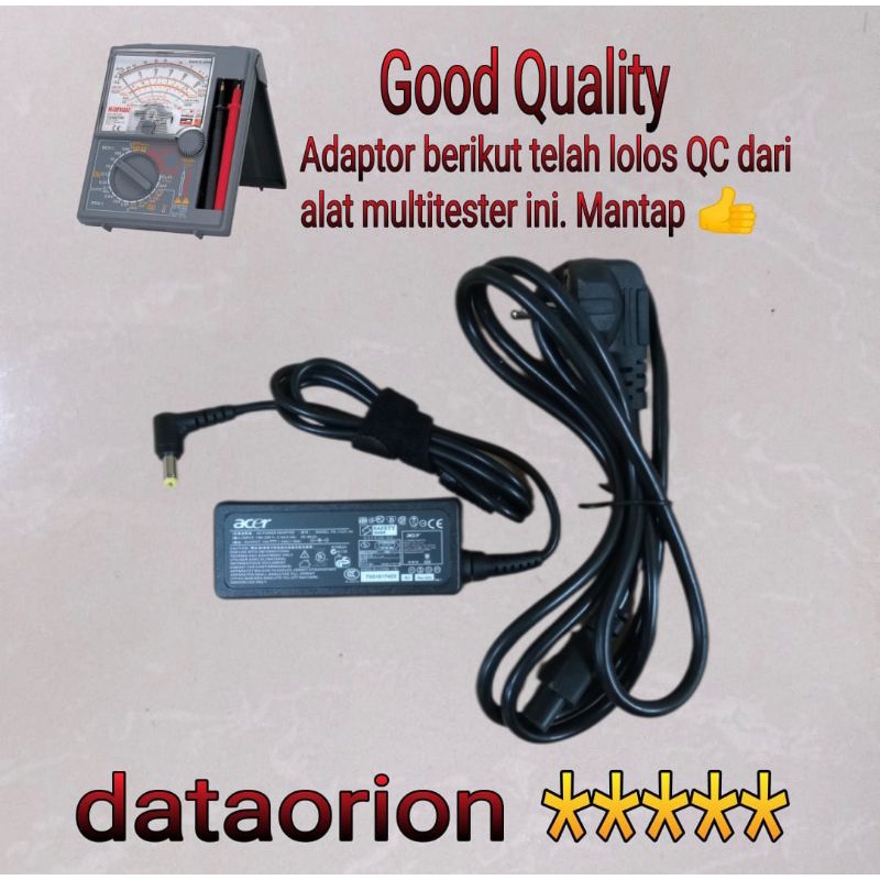 Adaptor Charger Acer 19V 1.58A DC 5.5*1.7 mm Aspire One charger notebook  mini