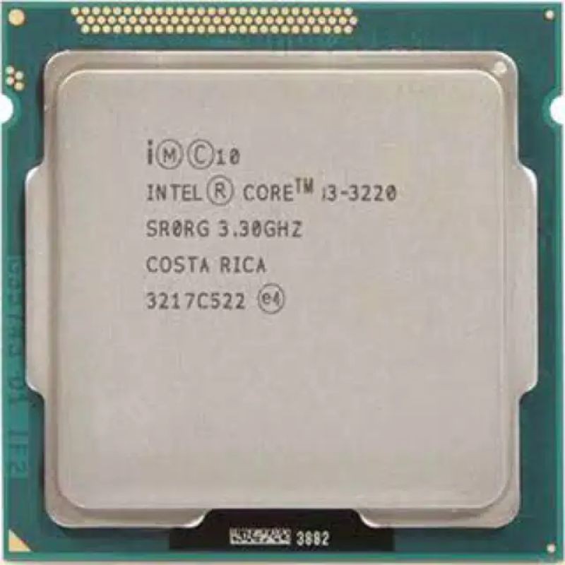 Processor intelcore i3 3220 seken secon normal bekas pemakaian pribadi