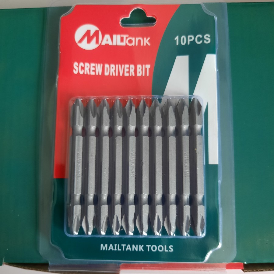 Mata bor screw driver bits 10pcs set mailtank sh130