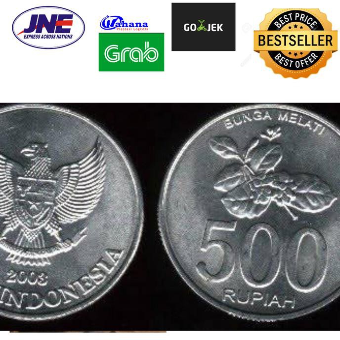 TERLARI5 alat sulap - scot and soda coin (magnet) 500 rupiah putih