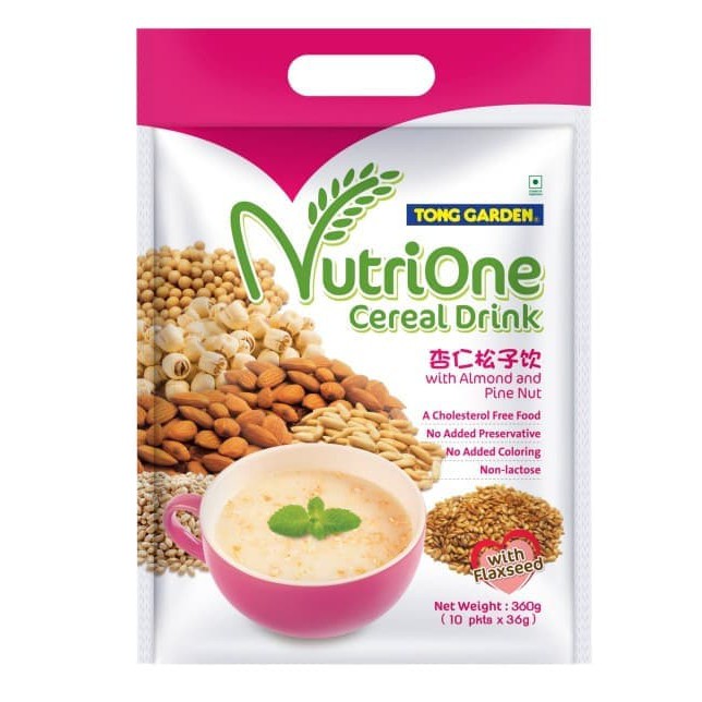 

#HANDCARRY Tong Garden Nutrione Cereal Drink With Almond & Pine Nut 10sX36g - UFOHCR2017