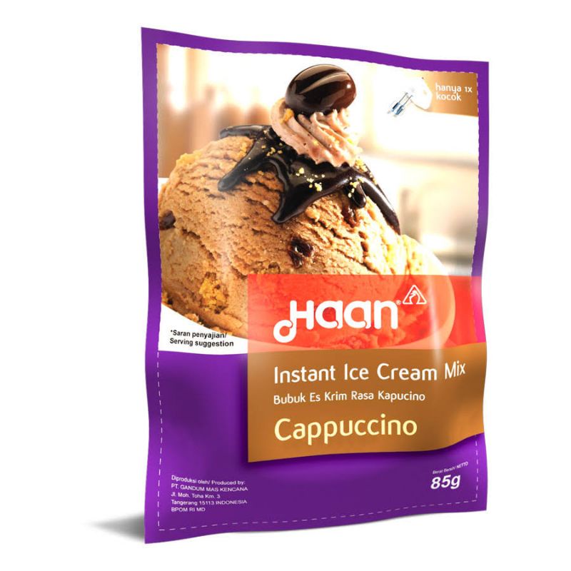 

HAAN Ice Cream Instant Kopi CAPPUCCINO Capuccino Es Krim Cappucinno Instant