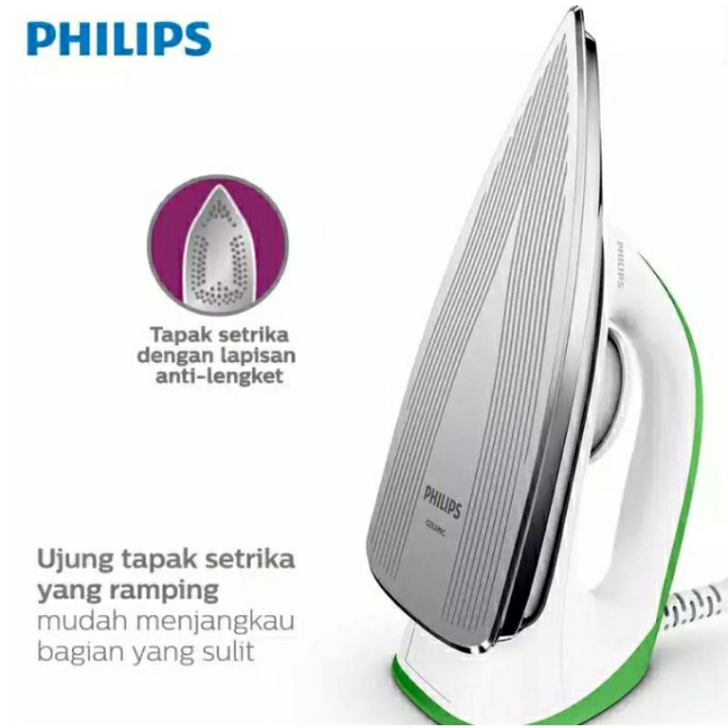 Philips Setrika Kering (Dry Iron) HD1173 Garansi Resmi