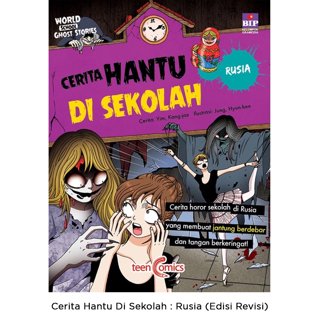 Gramedia Bali - Cerita Hantu Di Sekolah : Rusia (Edisi Revisi)