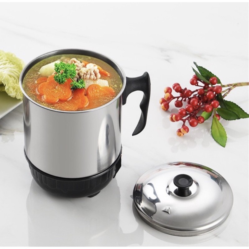 electric heating cup 14 cm / mug listrik gelas masak / Teko elektrik diameter 14 8014