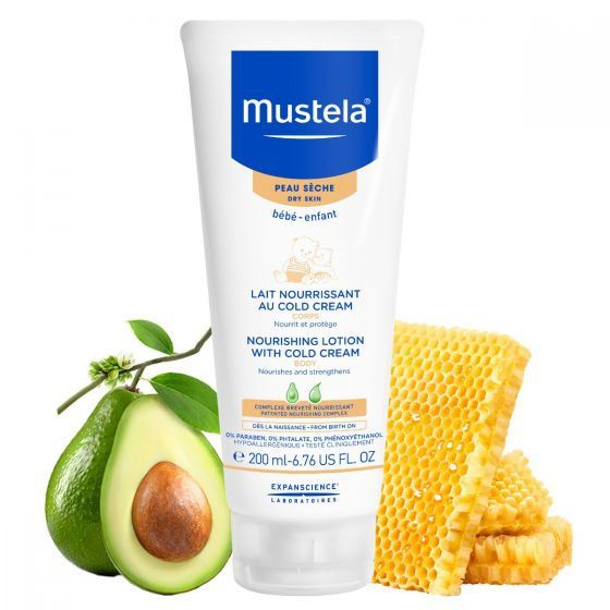 Mustela Nourishing Lotion With Cold Cream / Lotion Bayi - 200ml