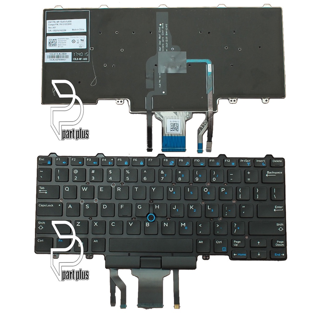 Keyboard Laptop Dell Latitude E5450 E5470 E7450 E7470  E7250 Pointer