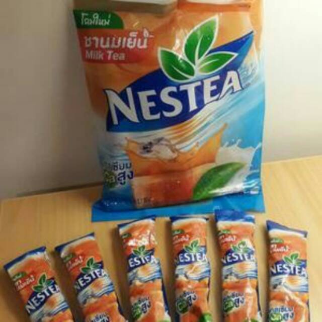 Nestea thai tea thailand teh bubuk minuman ovomaltine kitkat toblerone lotus cadbury chocomaltine
