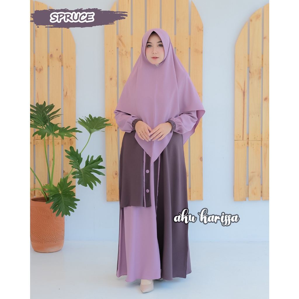 SET ZAHRINA SYARI ORI AKU KARISSA GAMIS SET HIJAB ZAHRINA AKU KARISSA ORIGINAL FASHION MUSLIMAH GAMI