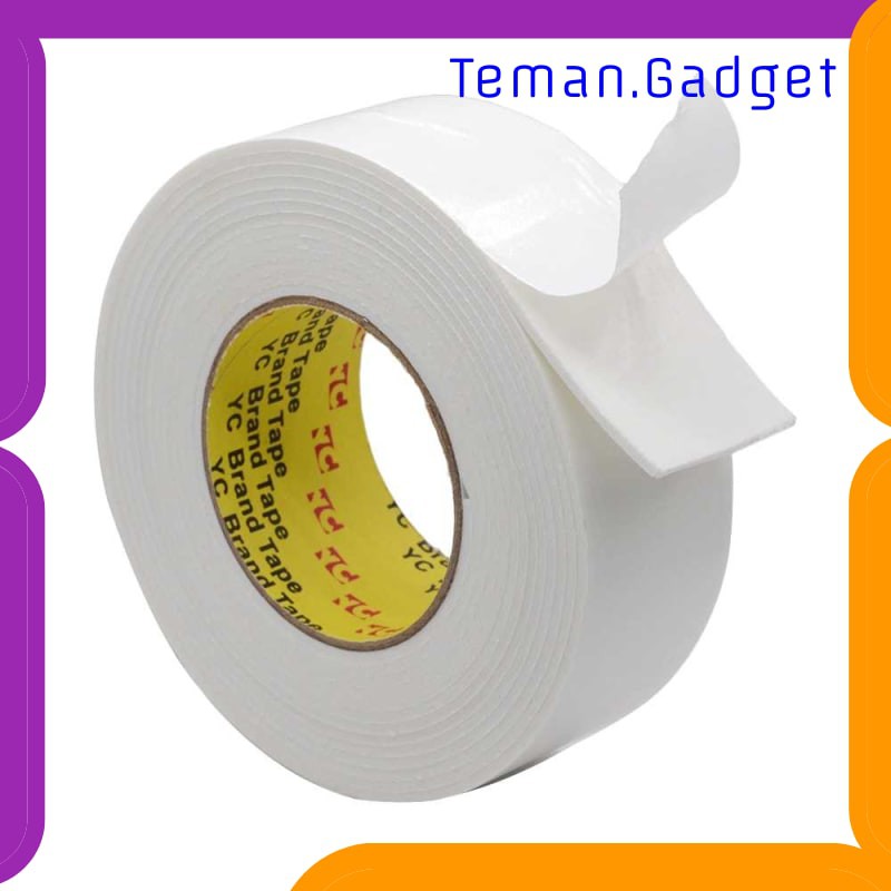 TG-DE429 YC PEREKAT DOUBLE TAPE ACRYLIC ADHESIVE NO TRACE STICKER J4703