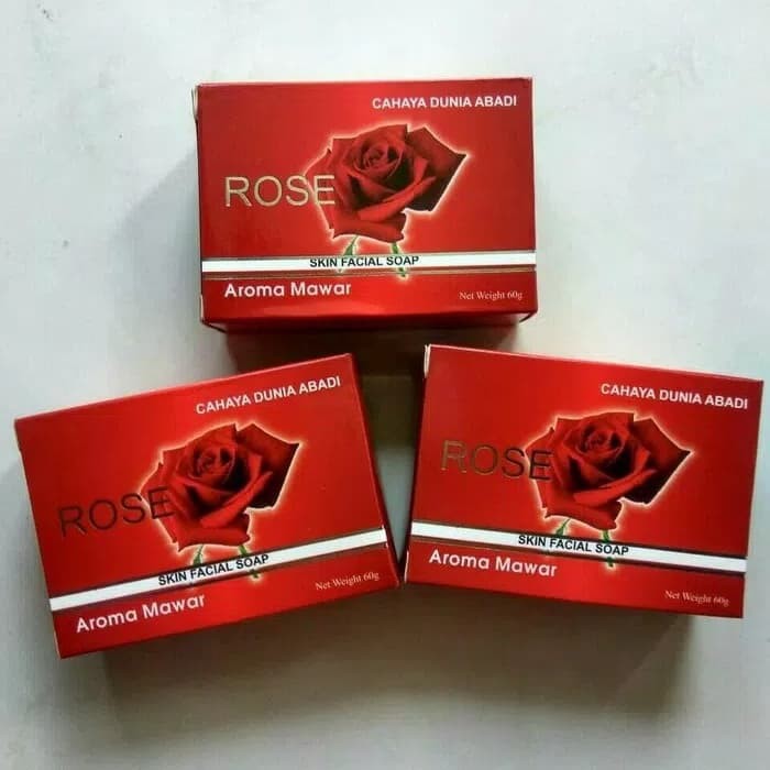 1 Pcs CDA Sabun Rose Pemutih Wajah Original BPOM