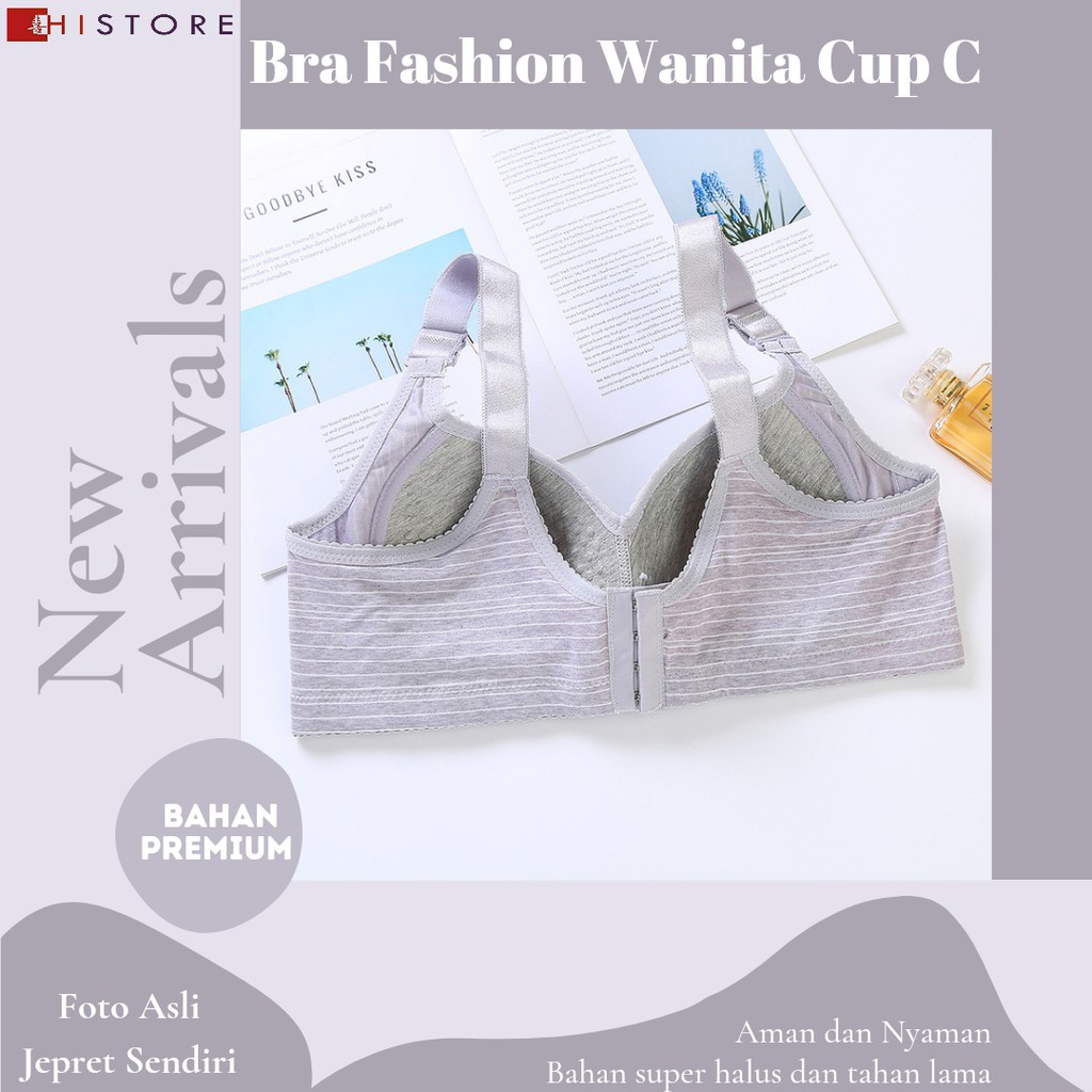 [HI] Bra BH JUMBO CUP C Fashion Wanita Bra wanita Premium Busa Tipis Tanpa Kawat Sangat Nyaman 2020