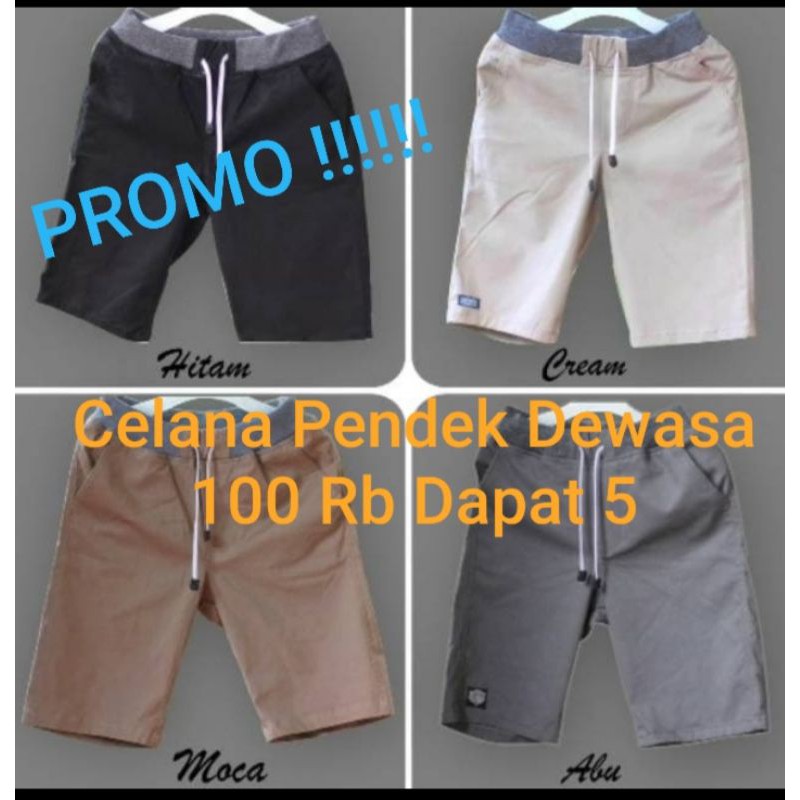 CELANA PENDEK PRIA CHINOS PREMIUM SANTAI DISTRO TERMURAH