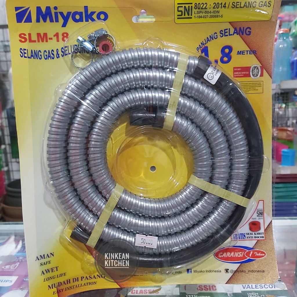 Selang kompor gas miyako SLM-18