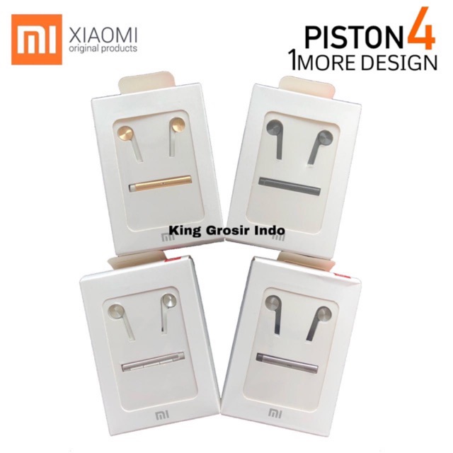 Headset Xiaomi Piston 4 Original 100% Earphone Handsfree Xiaomi Piston 4 Pro